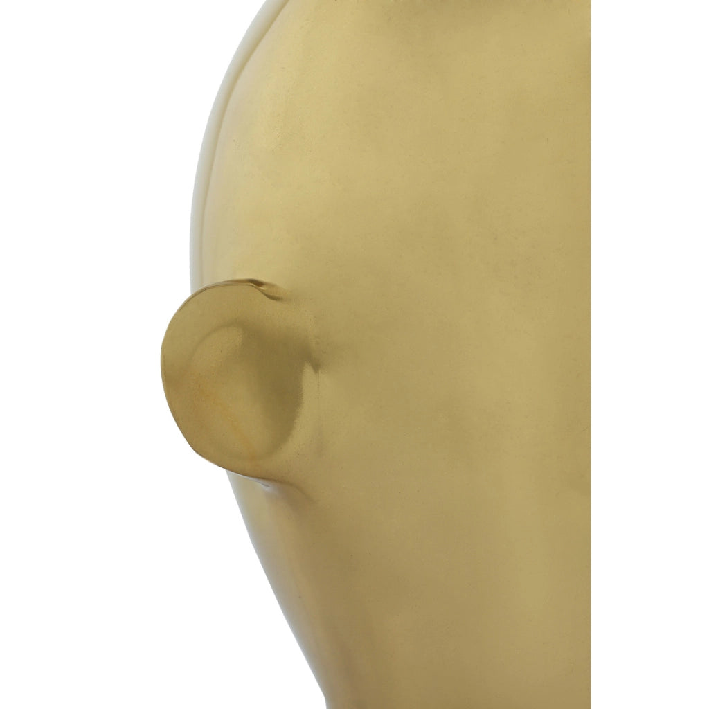 Scultura Unid 200 in alluminio dorato
