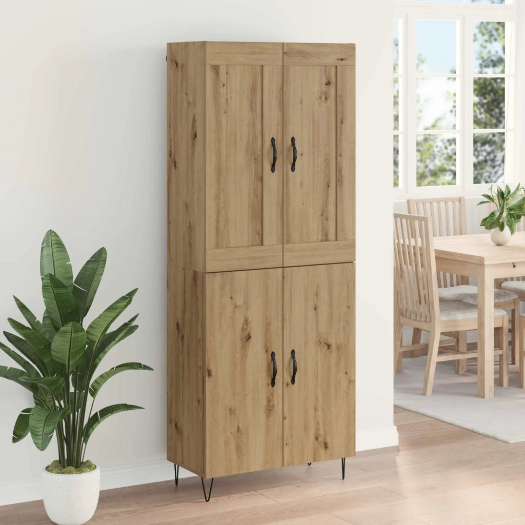 Credenza | Madia | Buffet da pranzo | Armadio da pranzo Rovere artigianale 69,5 x 34 x 180 cm