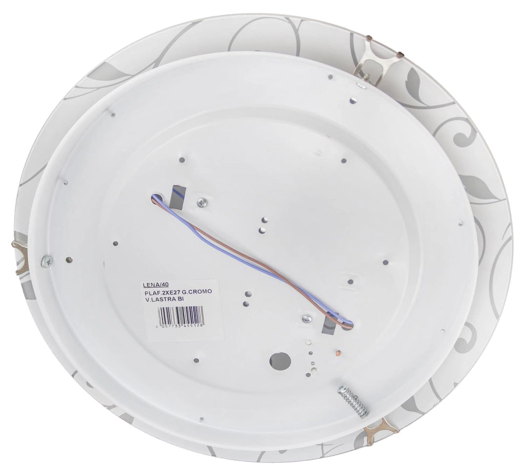 LENA LAMPADA PLAFONIERA 2 LAMPADINE E27 40 CM