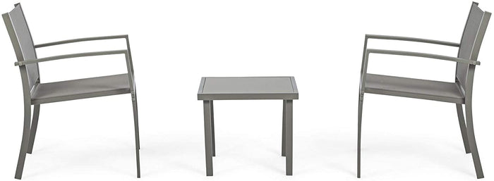 Salotto da esterno 3 pezzi auri tortora