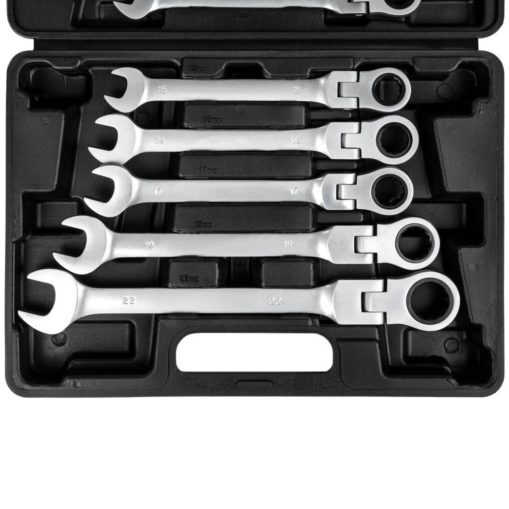 Set di chiavi a cricchetto metriche da 12 pezzi utensile combinato reversibile 3408153