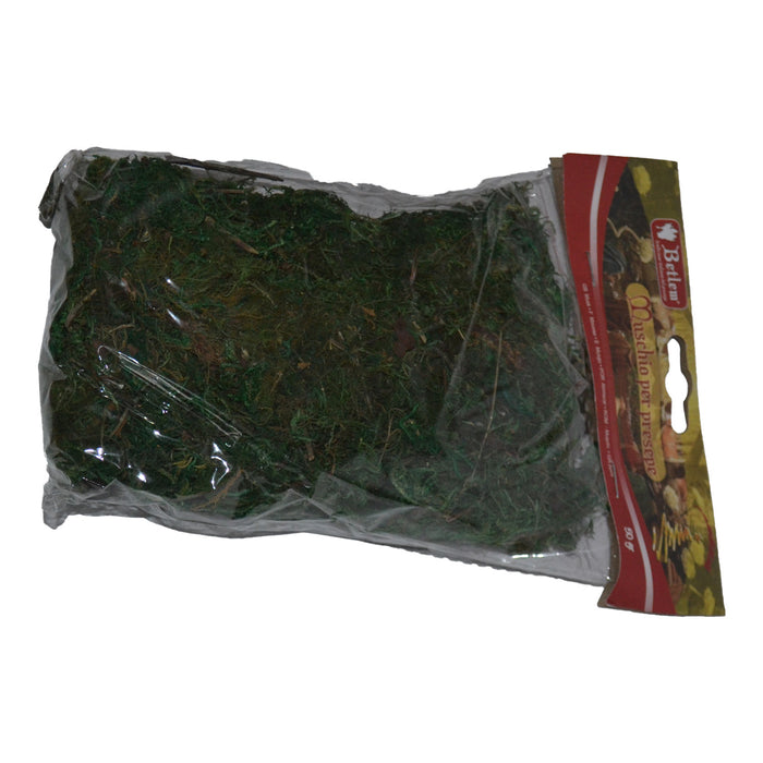 Muschio per presepe bustina di muschio da 50 grammi