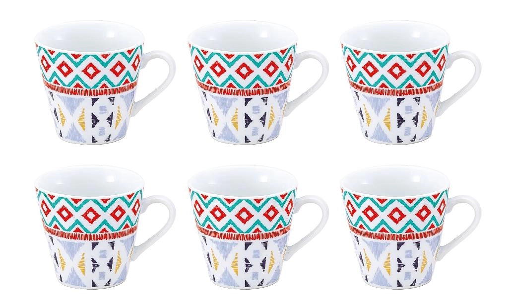 Set 6 Tazzine Caffè in Ceramica Senza Piattini Grace2