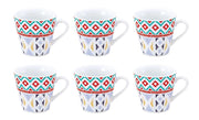 Set 6 Tazzine Caffè in Ceramica Senza Piattini Grace2