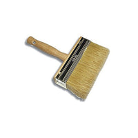 Pennello per carta da parati con manico in legno e morsetto in metallo Beast - 140x40 mm