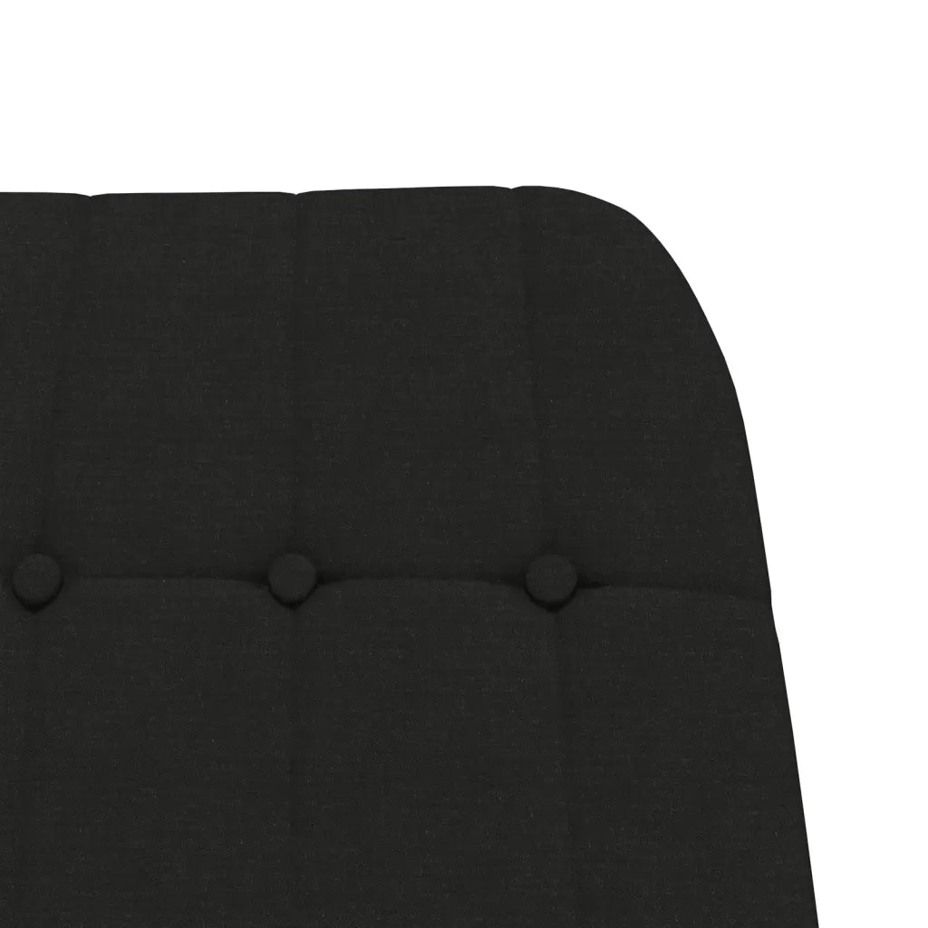 Sedia a Dondolo Nera in Tessuto cod mxl 51095