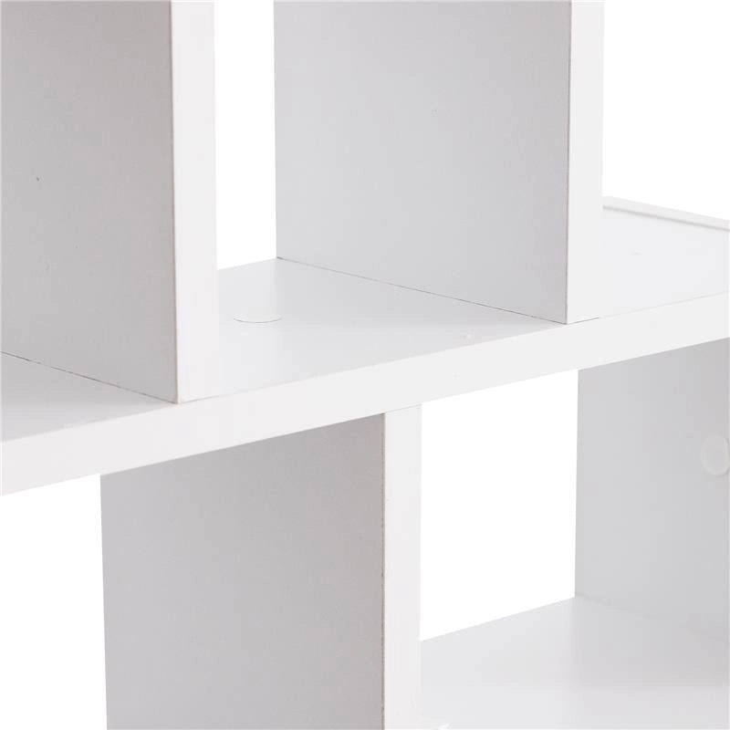 MODERNA LIBRERIA A PARETE 85 X 47.5 X 14.5 CM  IN LEGNO BIANCO