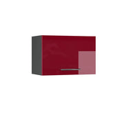 Vicco Pensile da cucina Rosso bordeaux lucido 60 cm Piatto