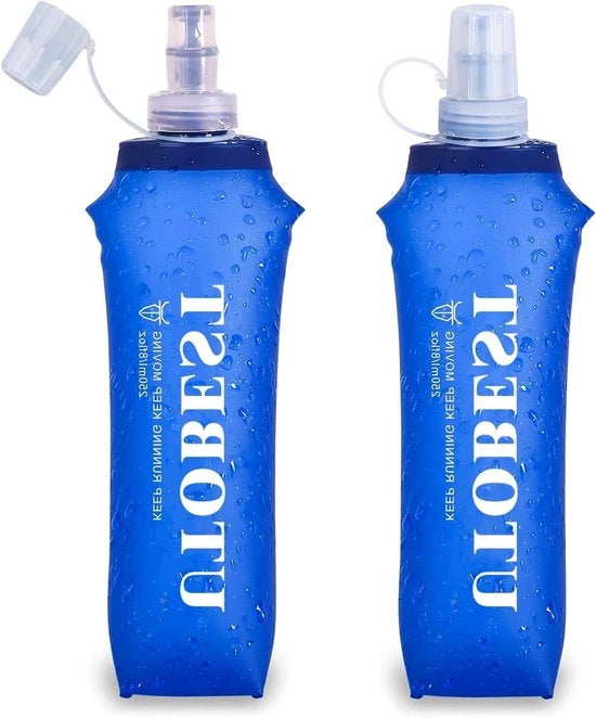 Ottimale Onda Portatile Flusso di Acqua BPA Libero per Sport, Zaino, Bicicletta, Escursione 250ml/350ml/500ml