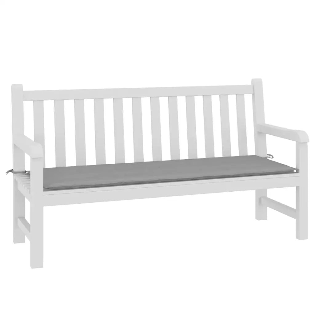 Cuscino per Panca-Cuscini per panchina Grigio 150x50x4 cm in Tessuto Oxford