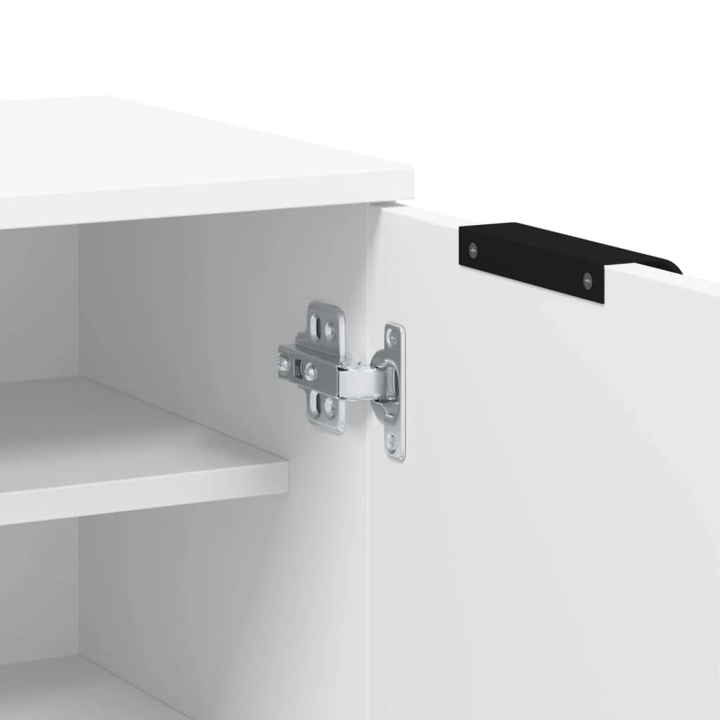 Scarpiera mobile contenitore per scarpe mobile per ingresso/corridoio/soggiorno 59 x 35 x 100 cm legno ingegnerizzato bianco 02_0021474