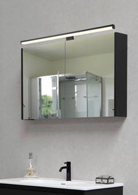 Applique da Interno a LED in Plastica Nero Opaco