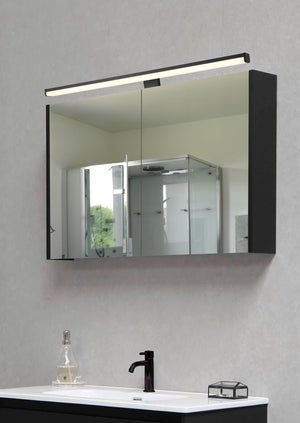 Applique da Interno a LED in Plastica Nero Opaco