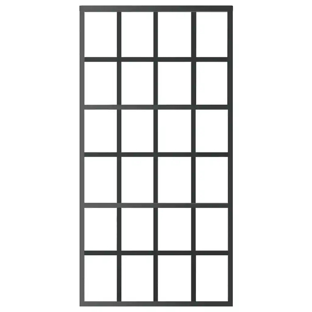 Porta Scorrevole in Vetro ESG e Alluminio 102x205 cm Neracod mxl 79371