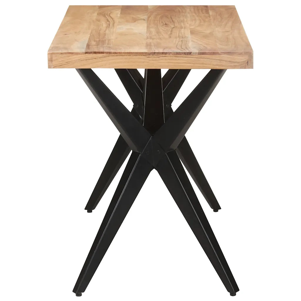 Tavolo da Pranzo | Tavolo da cucina 120x60x76 cm in Legno Massello di Acacia