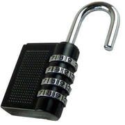 Trade Shop - Lucchetto A Combinazione 4 Cifre Bagagli Valigie Armadietti Sicurezza -