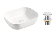 Set lavabo con tappo click-clack Lavabi da appoggio 50 x 1401 x 40 cm
