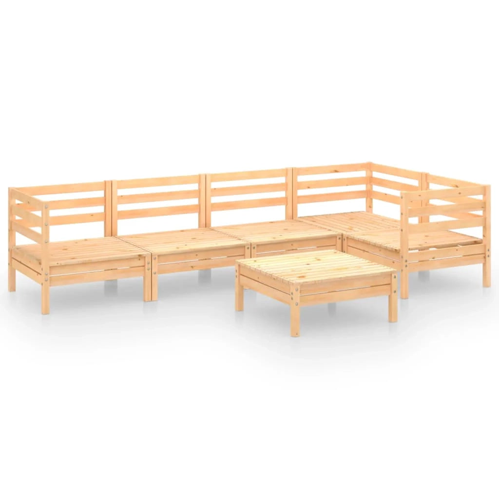 Set di mobili da giardino mobili da esterno 6 pezzi legno di pino massiccio 02_0016999