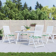 Cuscini per sedie 4 pz Tessuto Oxford Motivo Foglia 361069