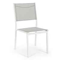 Sedia Da Giardino BIZZOTTO HILDE LD30 Bianco In Alluminio