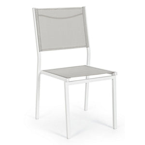 Sedia Da Giardino BIZZOTTO HILDE LD30 Bianco In Alluminio