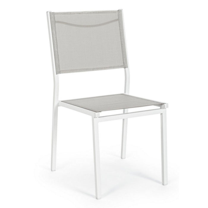 Sedia Da Giardino BIZZOTTO HILDE LD30 Bianco In Alluminio