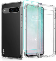 Casse di Protezione Shock-Assorbenti con Angoli Cristallizzati per Google Pixel 9 (2 Pack) - Protettori dello Schermo - Bumper TPU Anti-Giallo - Trasparente