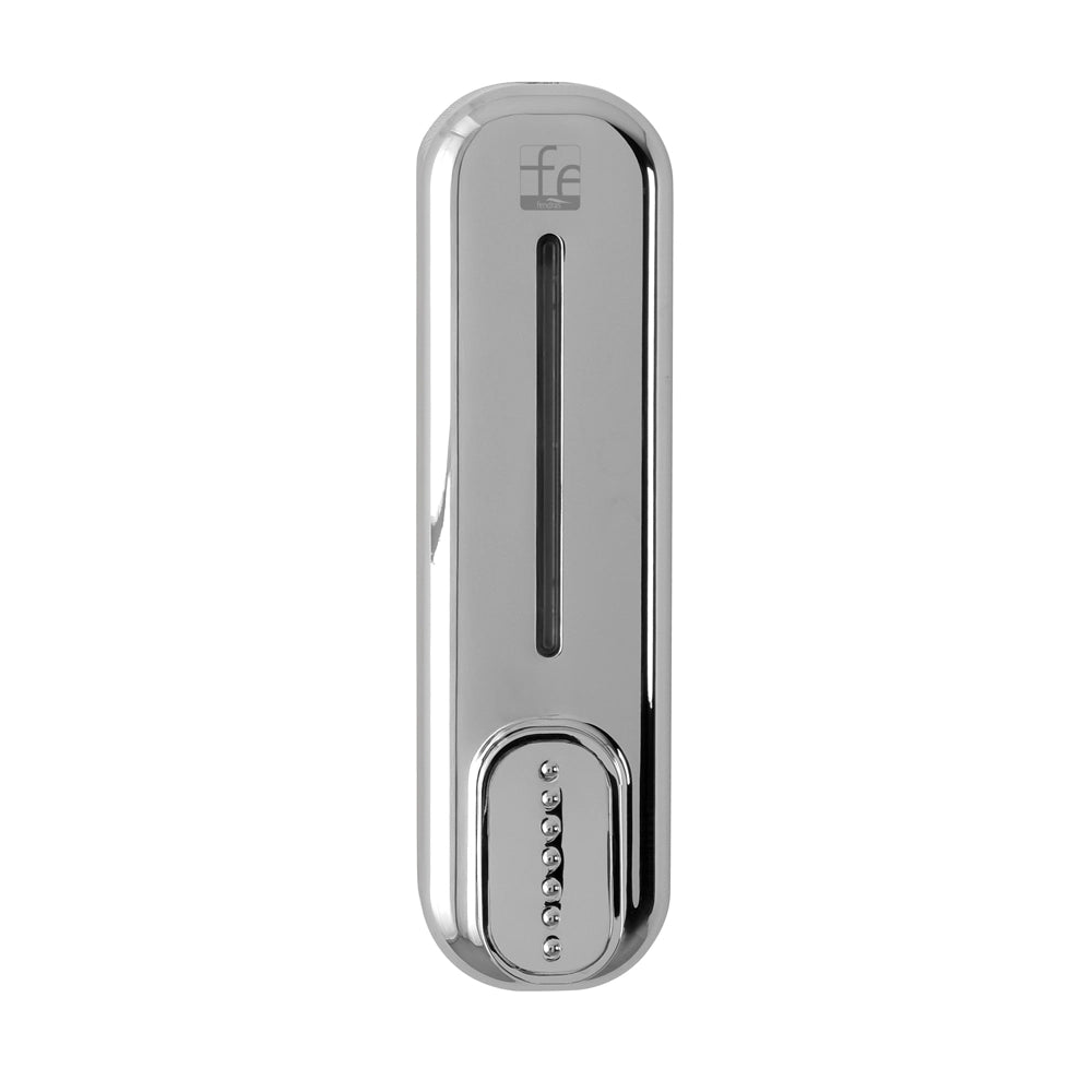 Dispenser sapone liquido a muro cromo da 350 ml con fissaggi inclusi
