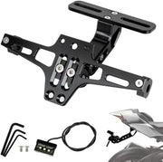 Sostituto targa universale - Targa - Sostituto targa - Motociclo - Regolabile - Alta qualità ABS plastica
