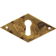 BOCCHETTA PER MOBILI '30667' ORIZZONTALE 49x25 mm - Ottone antico - METAL GROUP