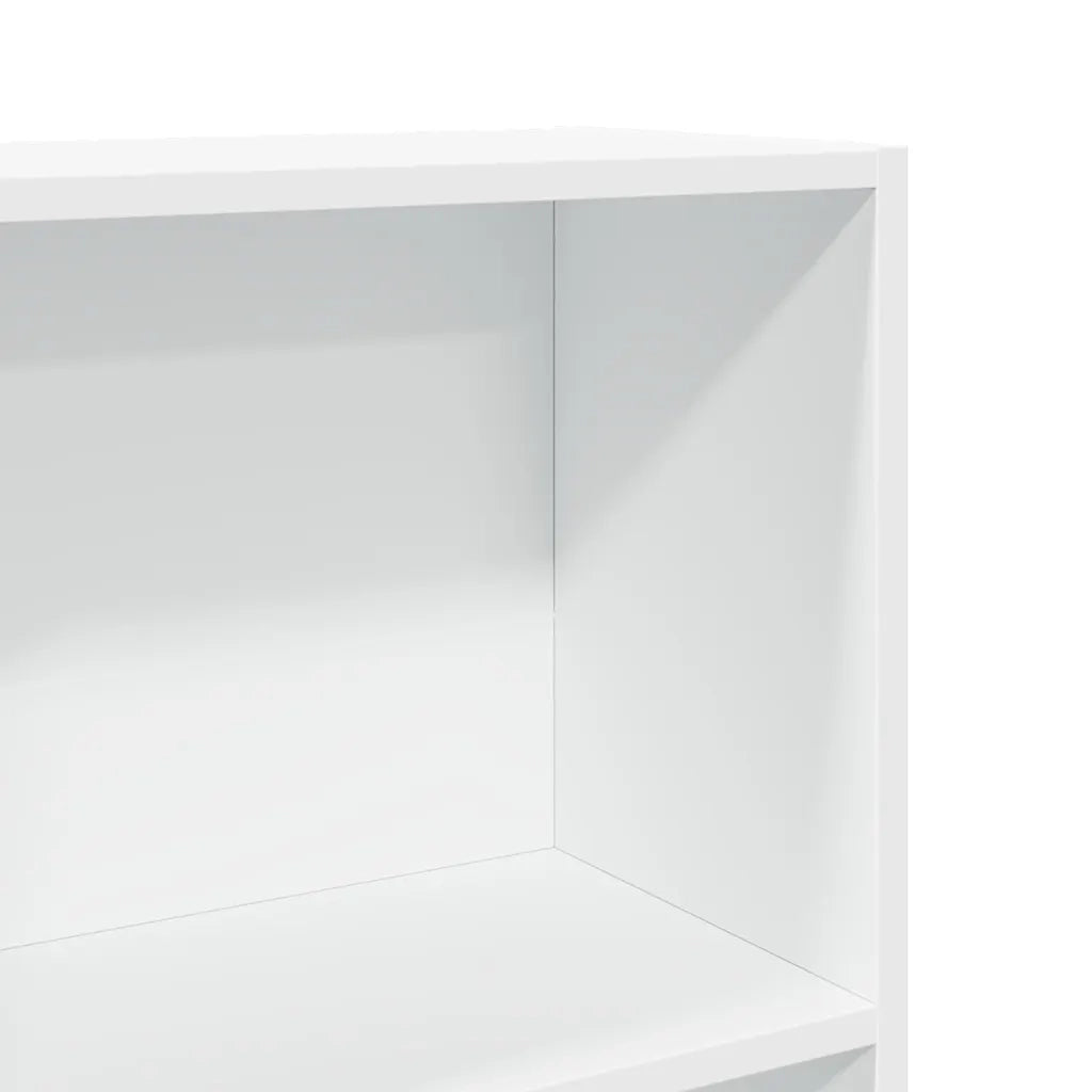 vidaXL Libreria Bianca 80x30x152 cm in Legno Multistrato