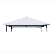 Telo Telone di Ricambio per Copertura Gazebo 300x300 cm 180 gr/mq colore beige con airvent Antivento