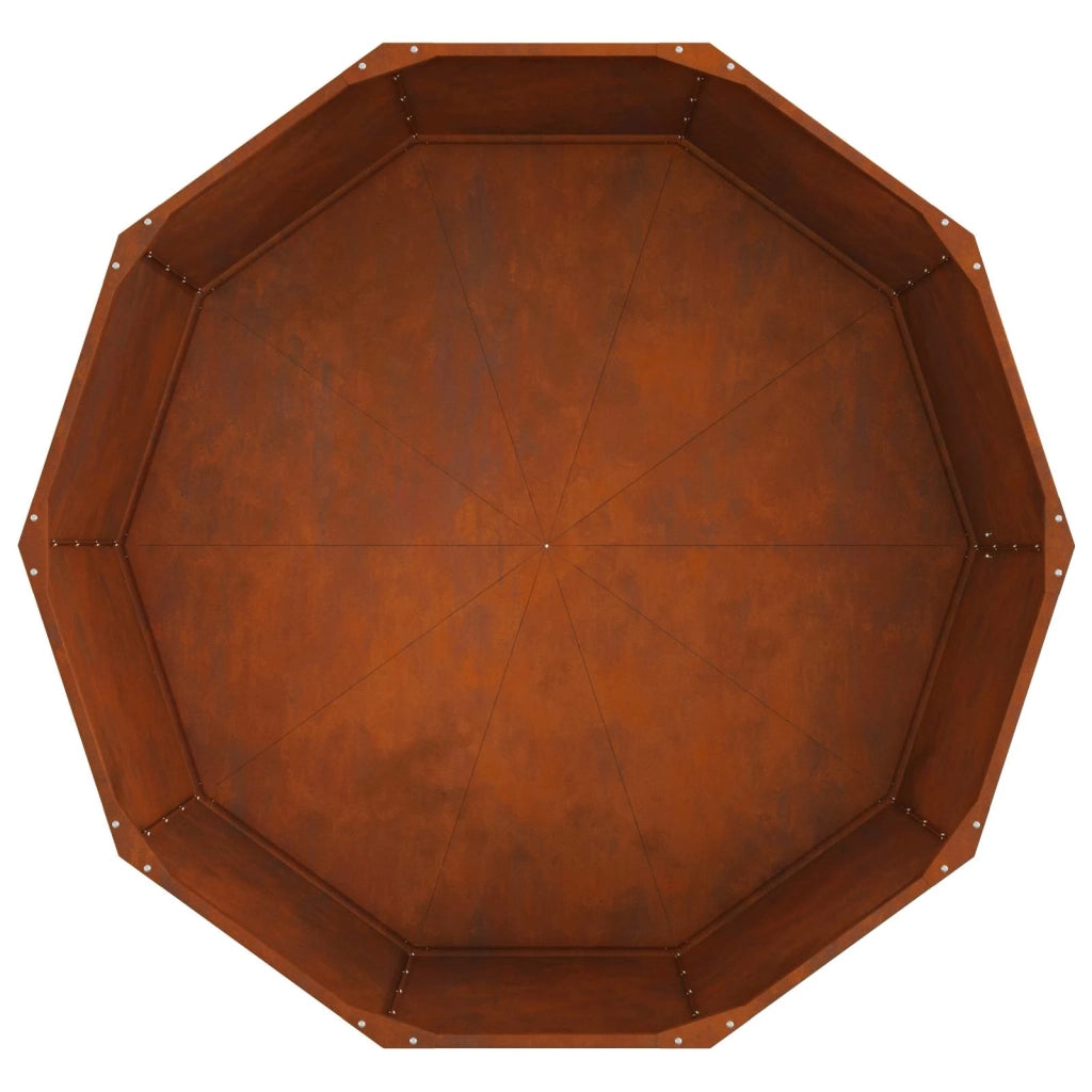 Fioriera Ruggine 120 x 120 x 50 cm 883751