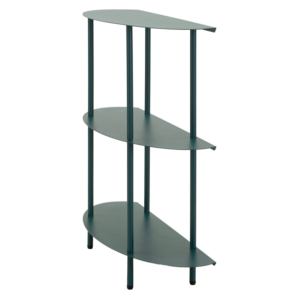 Gamitimi, Consolle 3 Ripiani, 6x31x93h cm Verde Ottanio