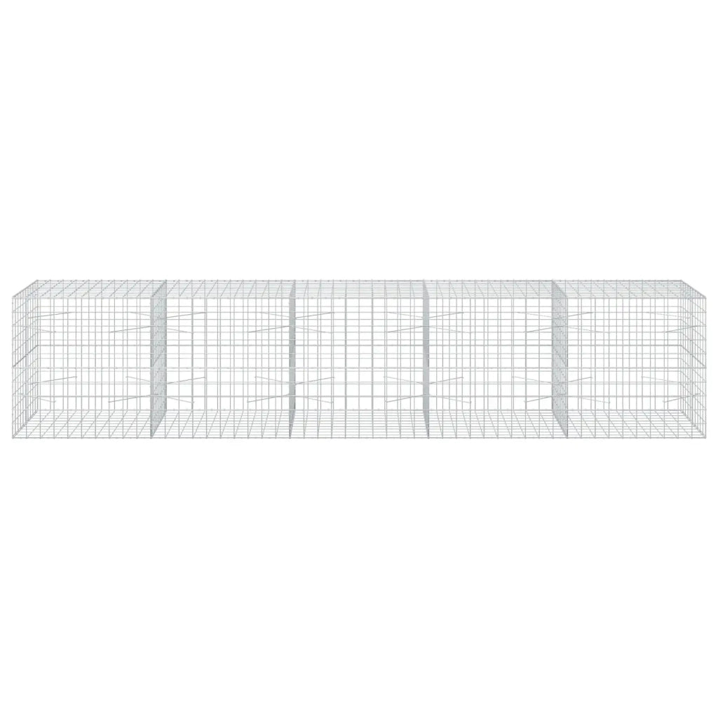 Gabione con Filo da 3,5 mm e Rete da 10x10 cm 500x100x100 cm 3463396