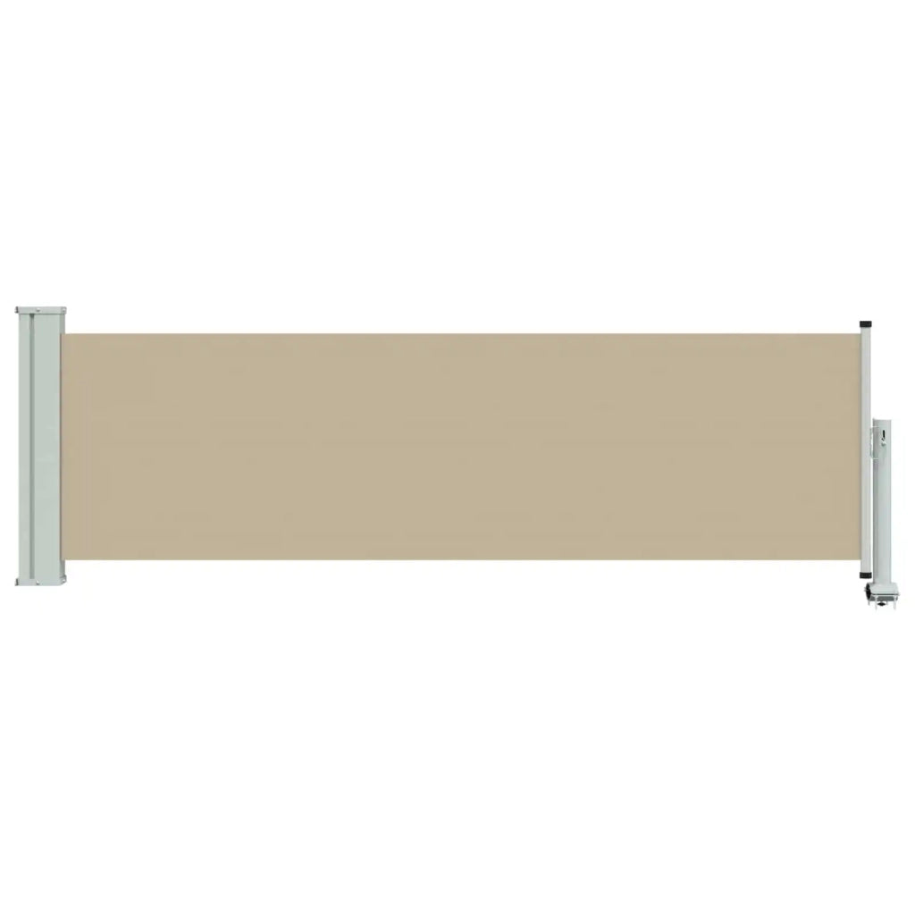 Tenda laterale-Tenda parasole per balcone 100% poliestere ferro acciaio 657747