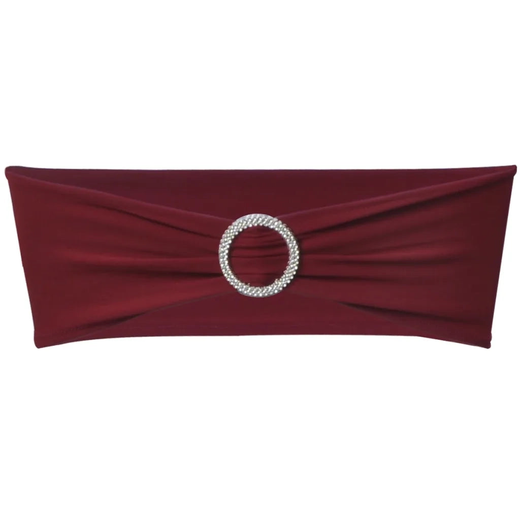 Fascia Elasticizzata BordÃ² Decorativa Sedia con Fibbia Diamante 25 pz cod mxl 40434