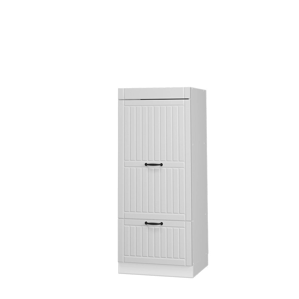 Mobile cucina microonde Fame-Line Bianco rustico/Bianco 60 cm Vicco