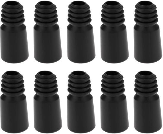 Coprischi en velatura in gomma - 10 pezzi - Compatibile con Shimano SM-BH59 - Materiale duraturo - Protezione contro la sporcizia - Montaggio affidabile - Coprischi per freno a mano
