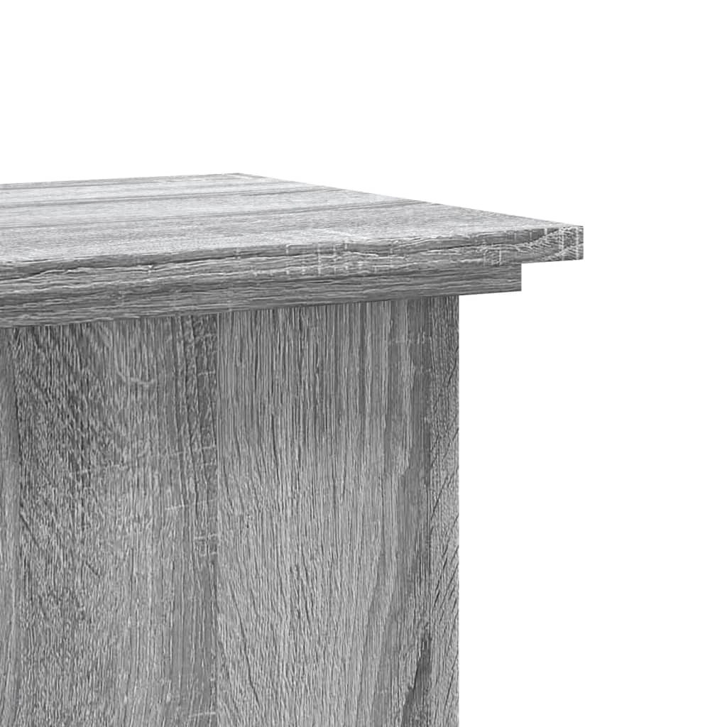 Portavasi Sonoma mobile portafiori 33 x 33 x 60 cm legno ingegnerizzato grigio 02_0045180