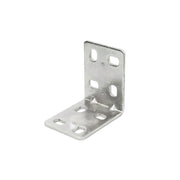 Piastrina di giunzione ad angolo asolata 60 x 60 spessore 2 mm. - 4 pz.