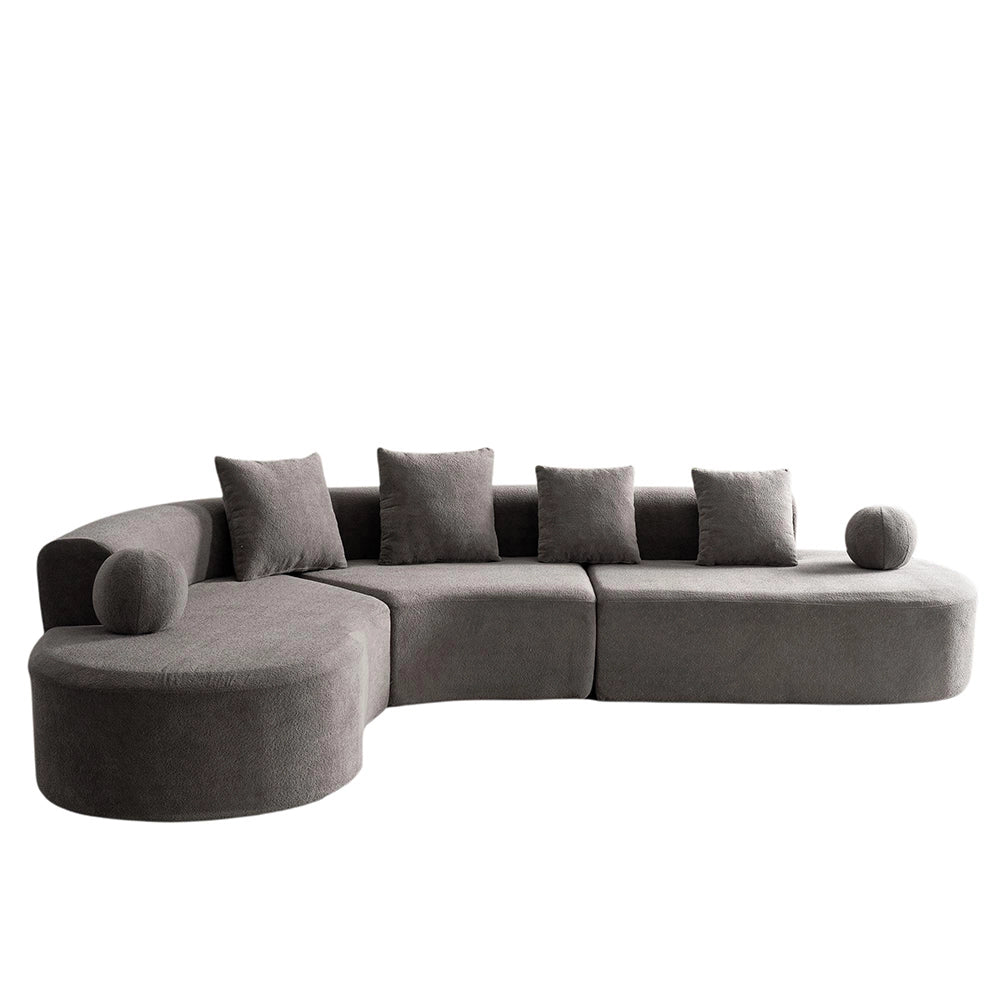 Divano a L senza struttura nuvoloso - Xylo - 327 cm alto, comodo, non assemblato