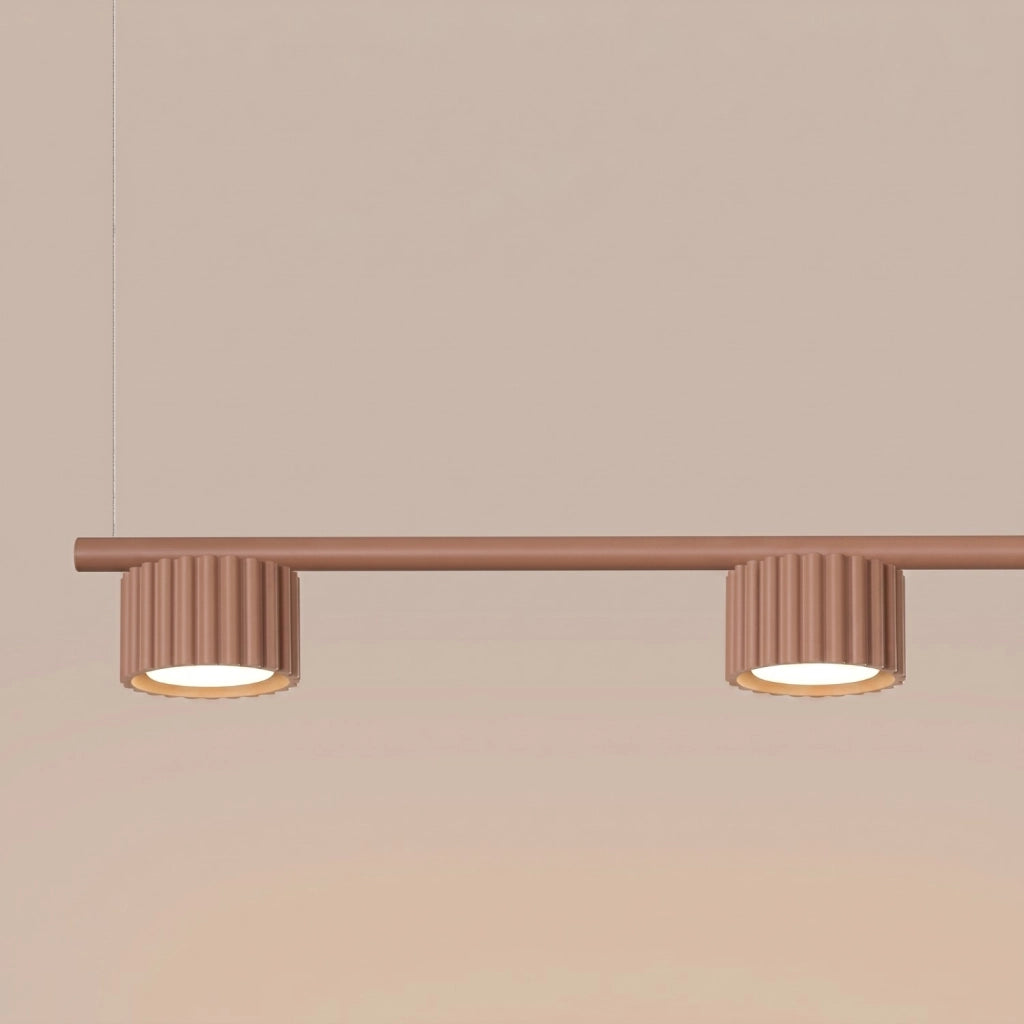 Lampadario AURA 4 moka Gx53