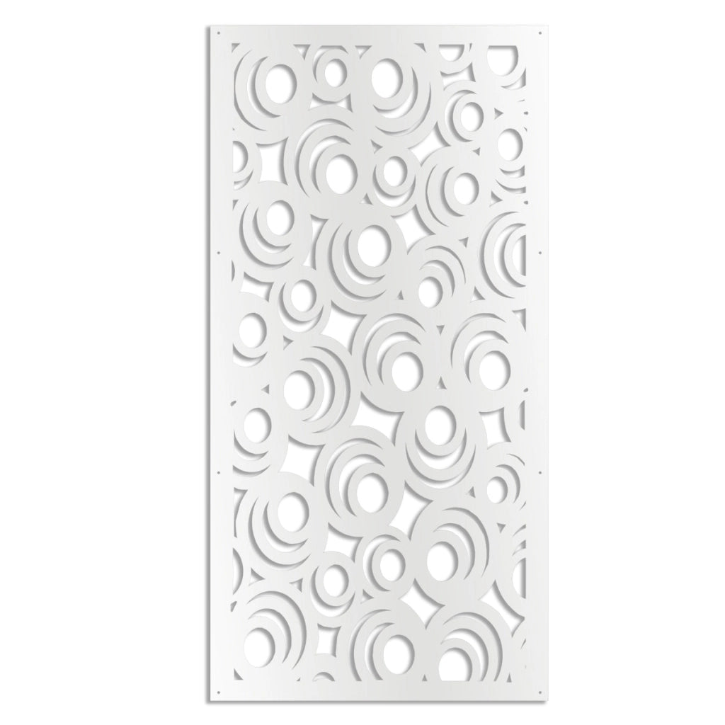 MICKEY - Pannello in PVC traforato - Parasole Misura: 73x148 cm, Colore: bianco