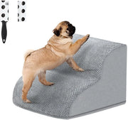 Trappola a doppia trappola per letto e divano, trappola per animali domestici con schium duratura alta densità e copertura lavabile e ruota per la rimozione del pelo di animali, riduce lo stress sulle articolazioni degli animali domestici, grigio