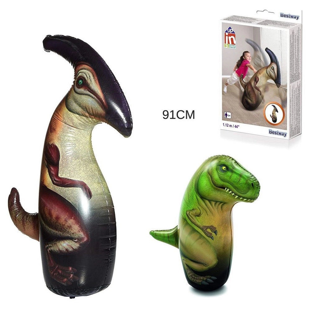 Trade Shop - Pungiball A Forma Di Dinosauri 3d Per Bambini 91 Cm 3 Modelli Assortiti 52287 -