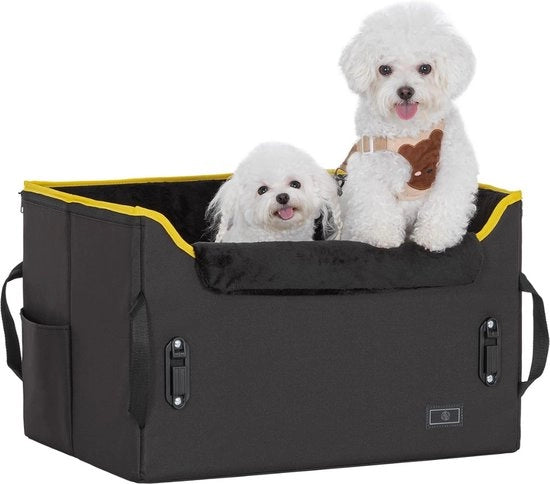 Hondenmand Auto con Cintura - Sedia per Cani Auto - Autostoletto per Cani - Sedia per Cani con Cintura - Sedia per Cani Auto con Cintura