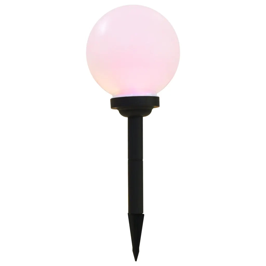 Lampade Solari da Esterni Sferiche 3 pz LED RGB 20 cm CFW8224054
