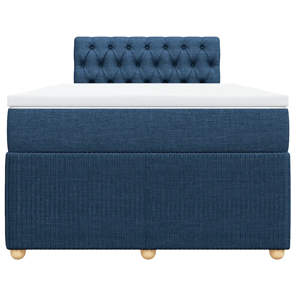 Giroletto a Molle con Materasso Blu 120x190 cm in Tessuto 3289708