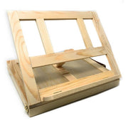 Trade Shop - Valigetta Artisti In Legno Con Base D'appoggio E Cassetto Per Dipingere 07074 -